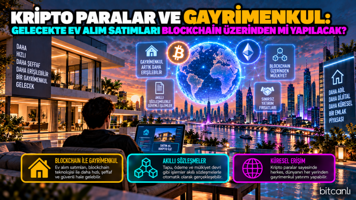 Kripto Paralar ve Gayrimenkul: Gelecekte Ev Alım Satımları Blockchain Üzerinden mi Yapılacak?